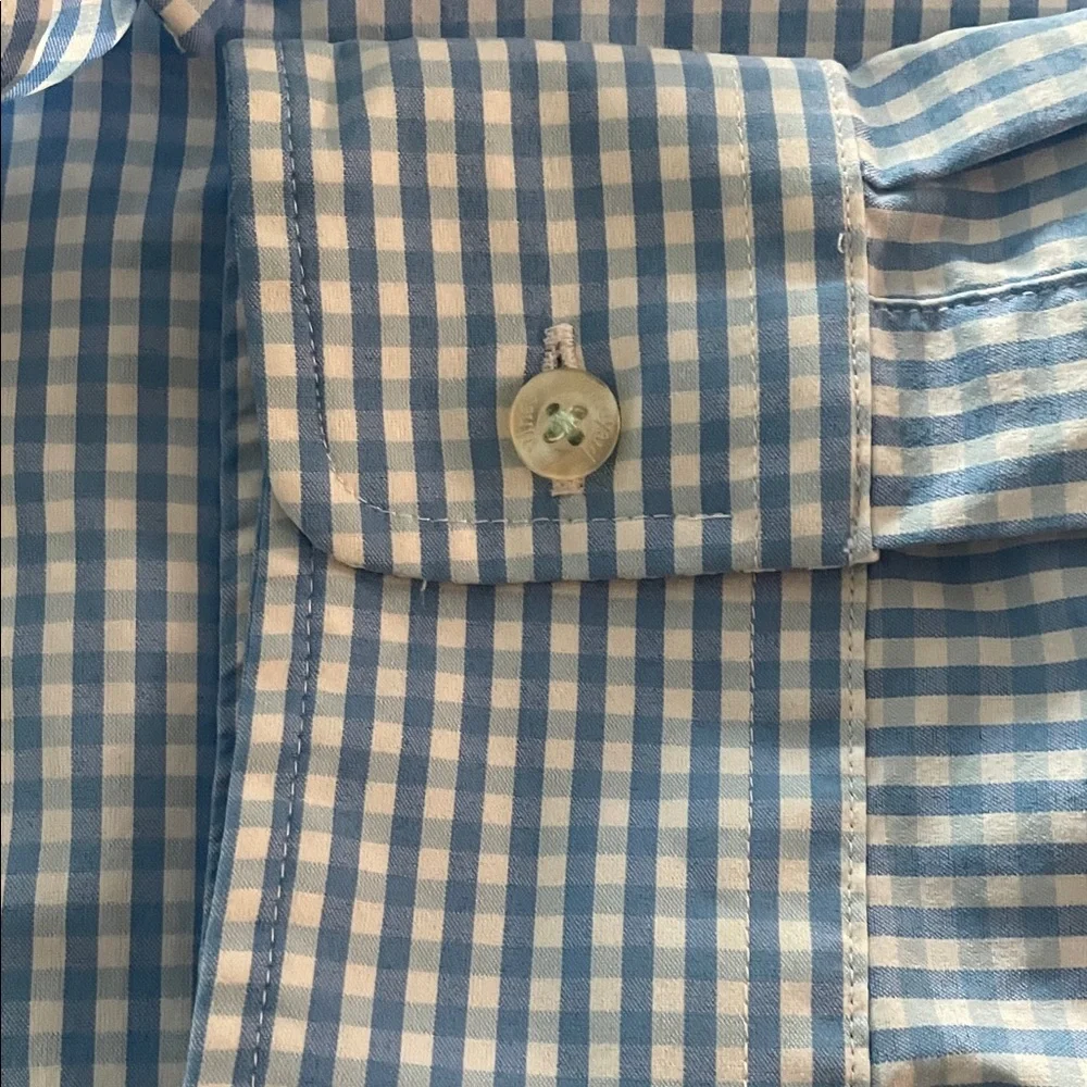 Vineyard Vines Light Blue Gingham Shirt